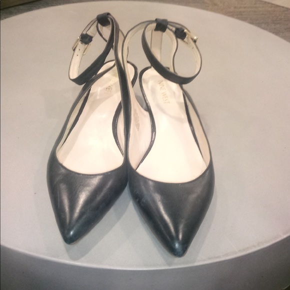 NINE WEST BLACK WEDGE SANDAL - Picture 6 of 6